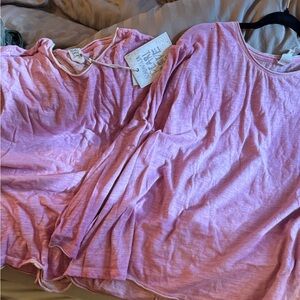 Magnolia Pearl long sleeve pink tea very soft